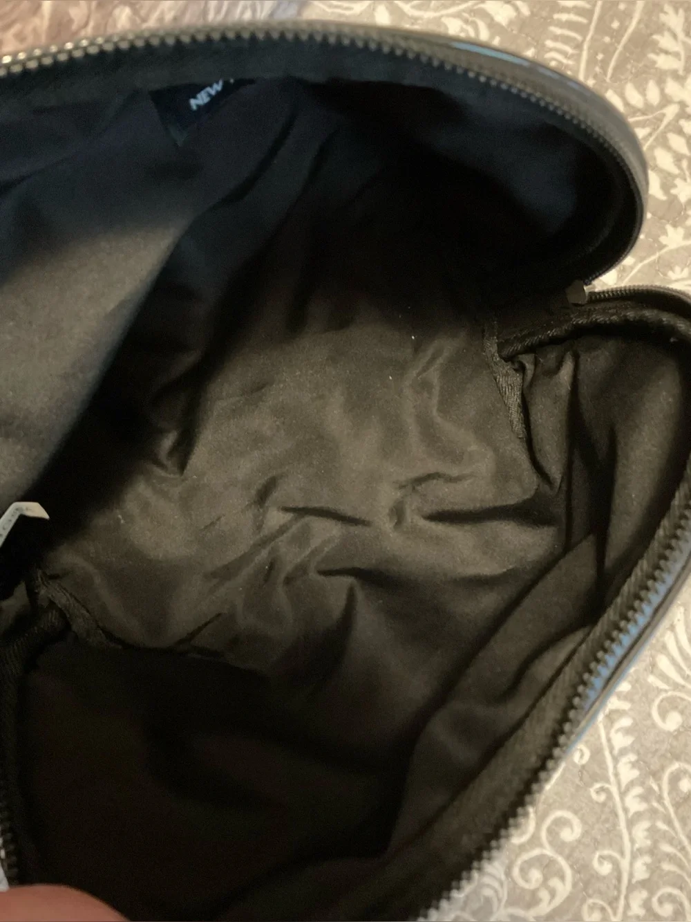 Izak Zenou Plastic Coated I’ve Been Chic’ed Zippered Bag
